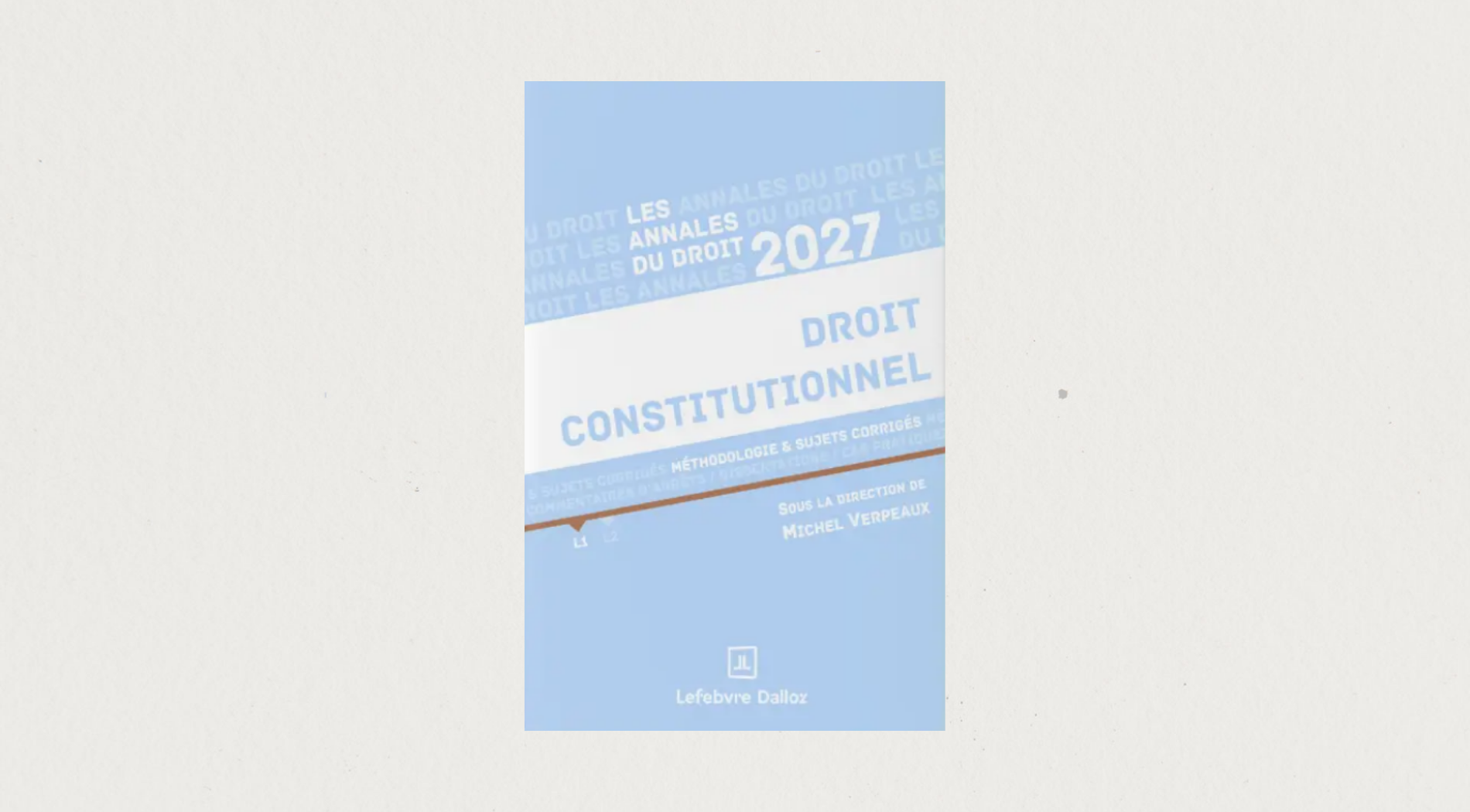 Illustration de l'article Annales droit constitutionnel 2027 